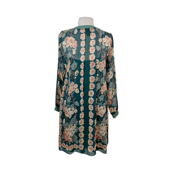 Anna Sui Green Vertical Garden Dress - Picture 6 of 11